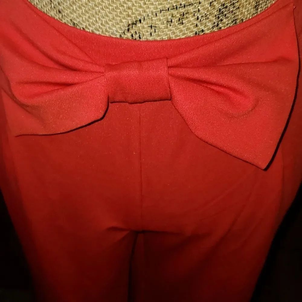 Red hot boot cut pants - Picture 4 of 4